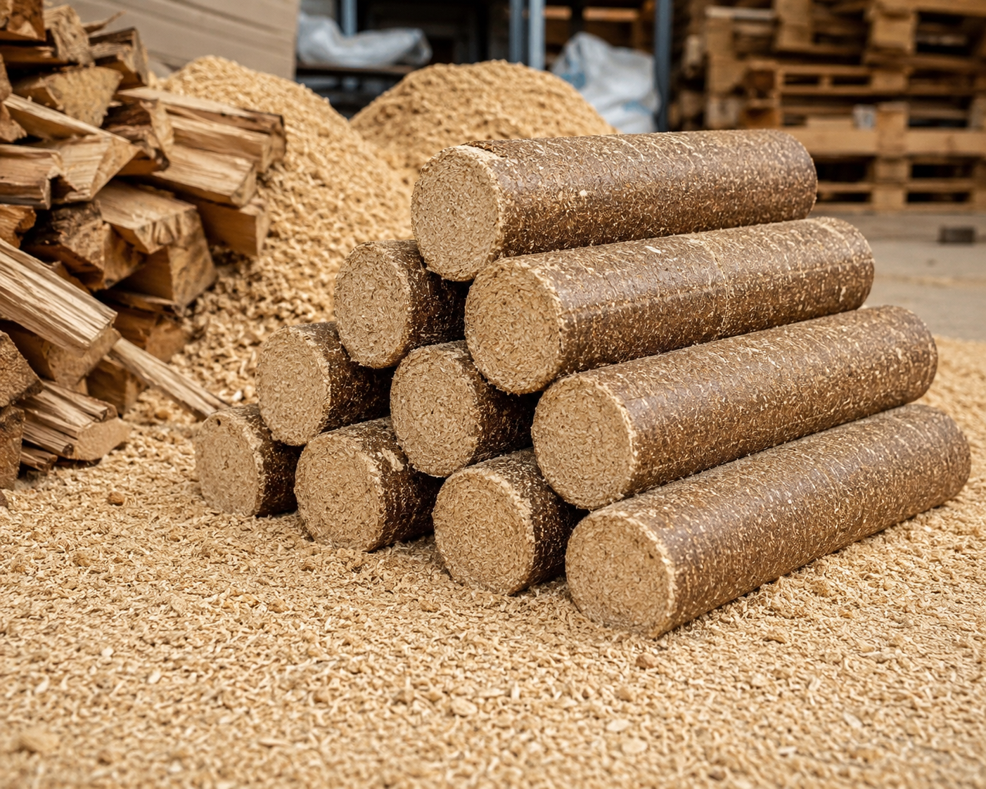 Saw Dust Briquettes